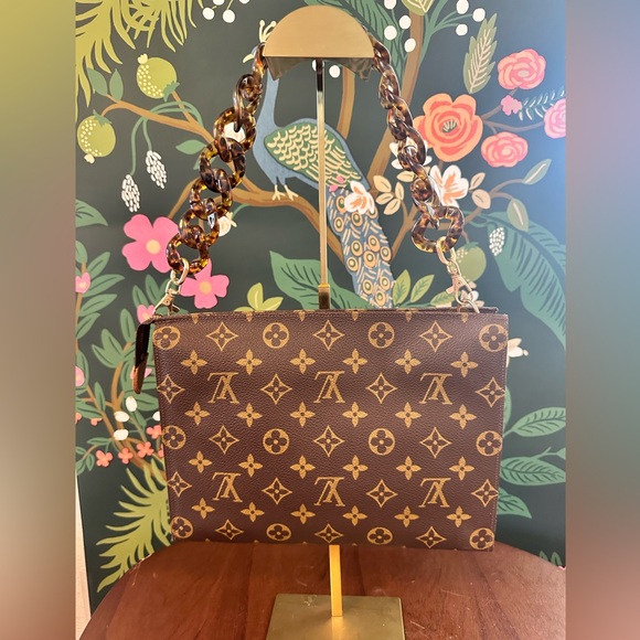 TEMP OFF MARKET Louis Vuitton🤎💃 Monogram Canvas Cosmetic Clutch Insert & Strap - Picture 3 of 9